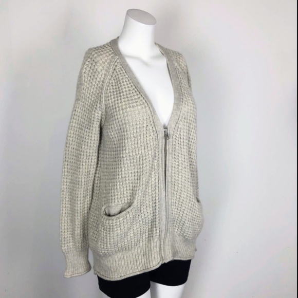 Wilfred Free Aritzia Marin Sweater Cardigan Alpaca - Picture 3 of 6